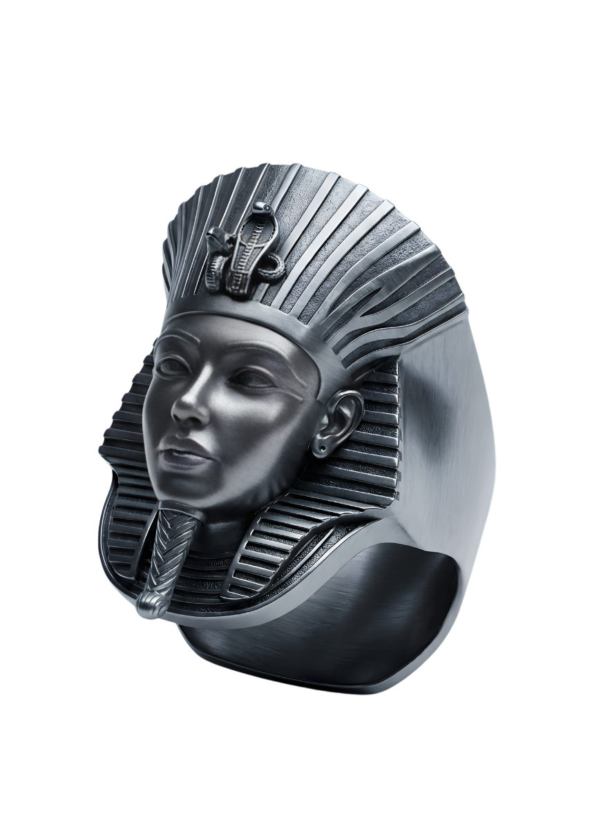 Sterling Silver Pharaoh Statement Ring